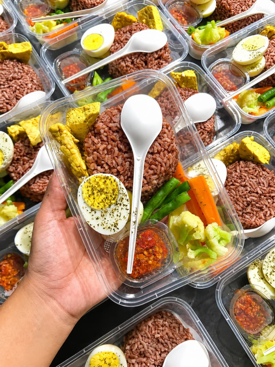 Nasi beras merah