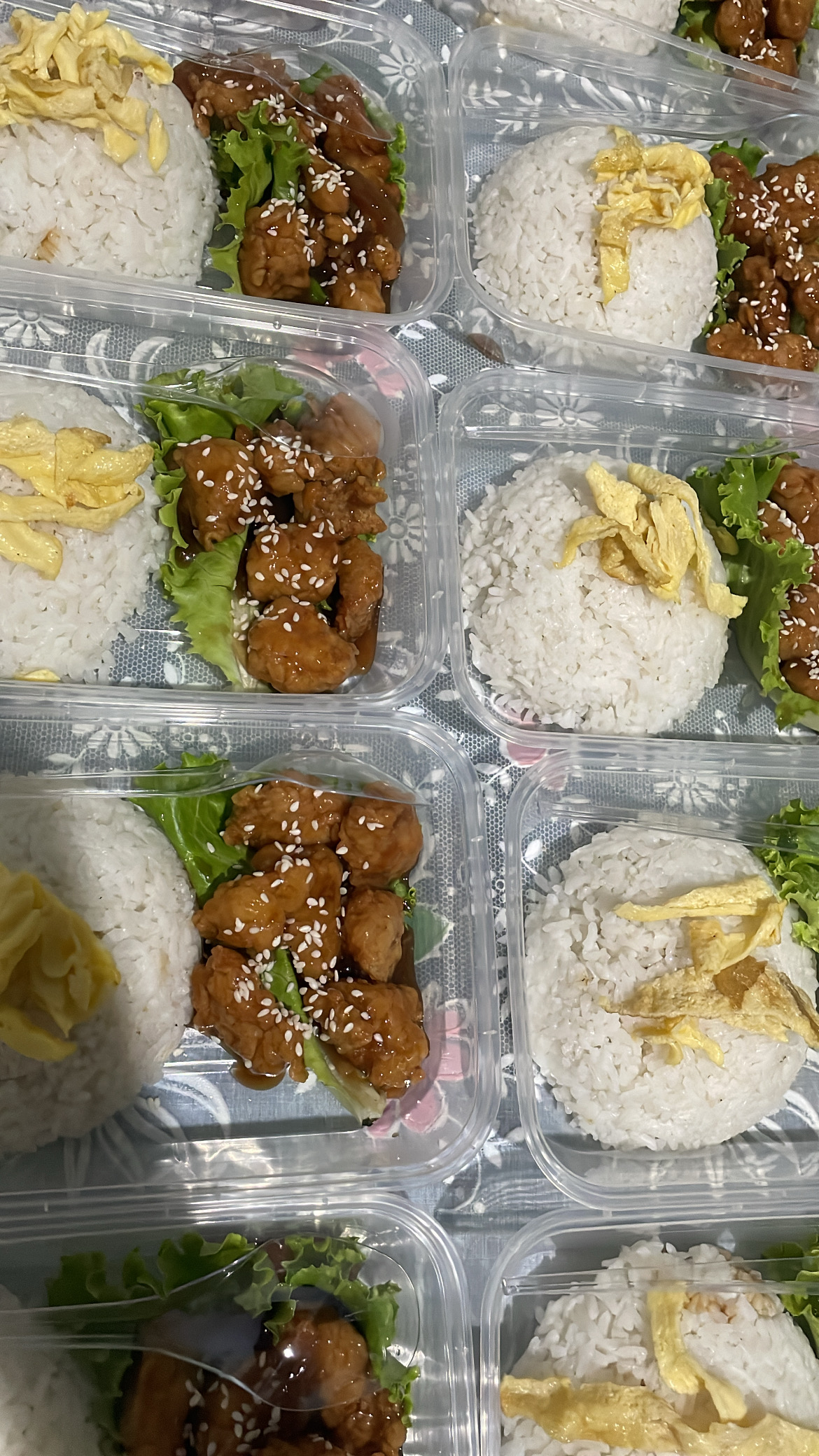 Nasi chicken teriyaki